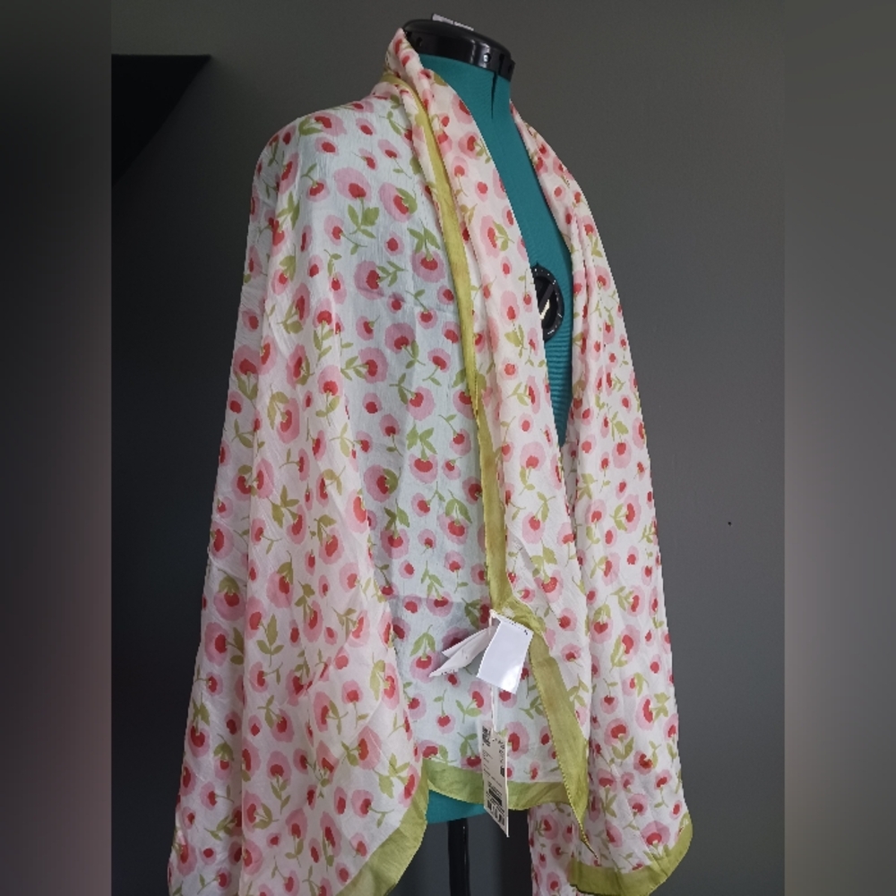 NWT Monopr8x Silk Wrap, Scarf Size 40" x 64" - Picture 3 of 8